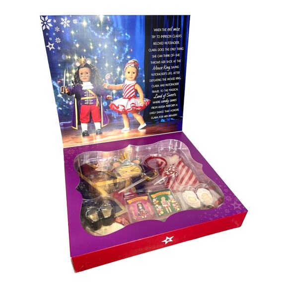American Girl LAND OF SWEETS & MOUSE KING 2 Outfits SET Nutcracker Suite Ballet - Picture 1 of 16